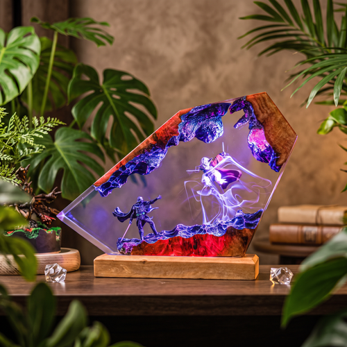 Darth Vader vs Yoda Star Wars Resin Lamp