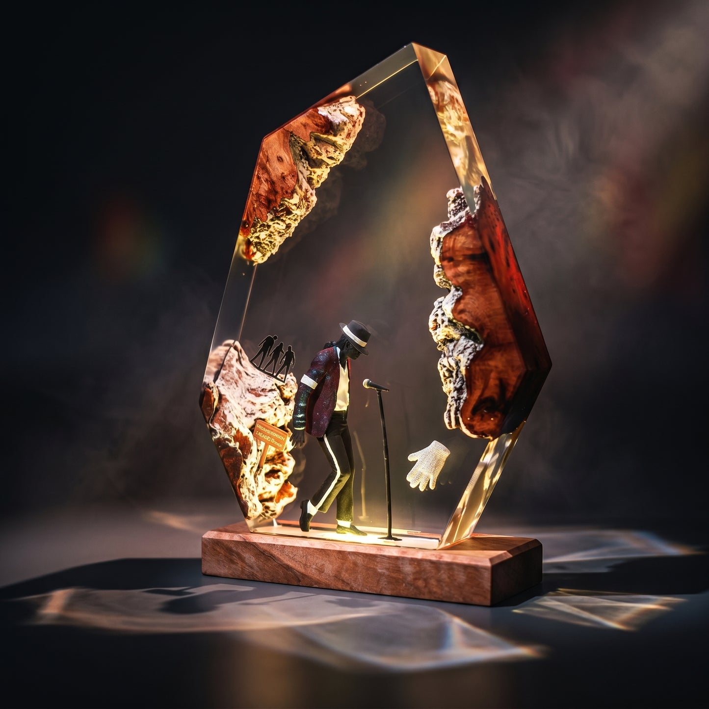 Michael Jackson Moon Walk V1 Resin Lamp