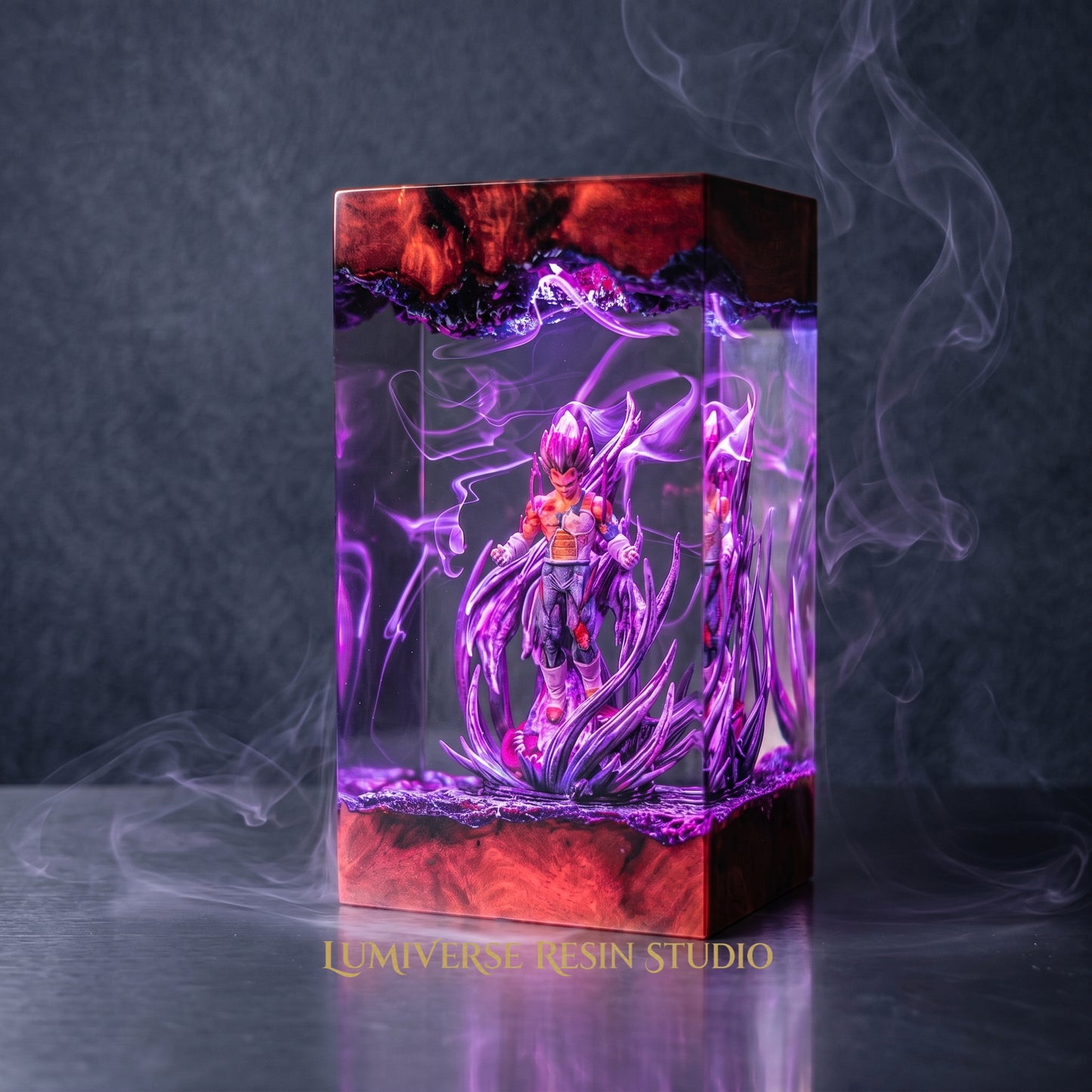 Vegeta Ego Resin lamp - Dragonaball Z Lumi Verseresin Studio