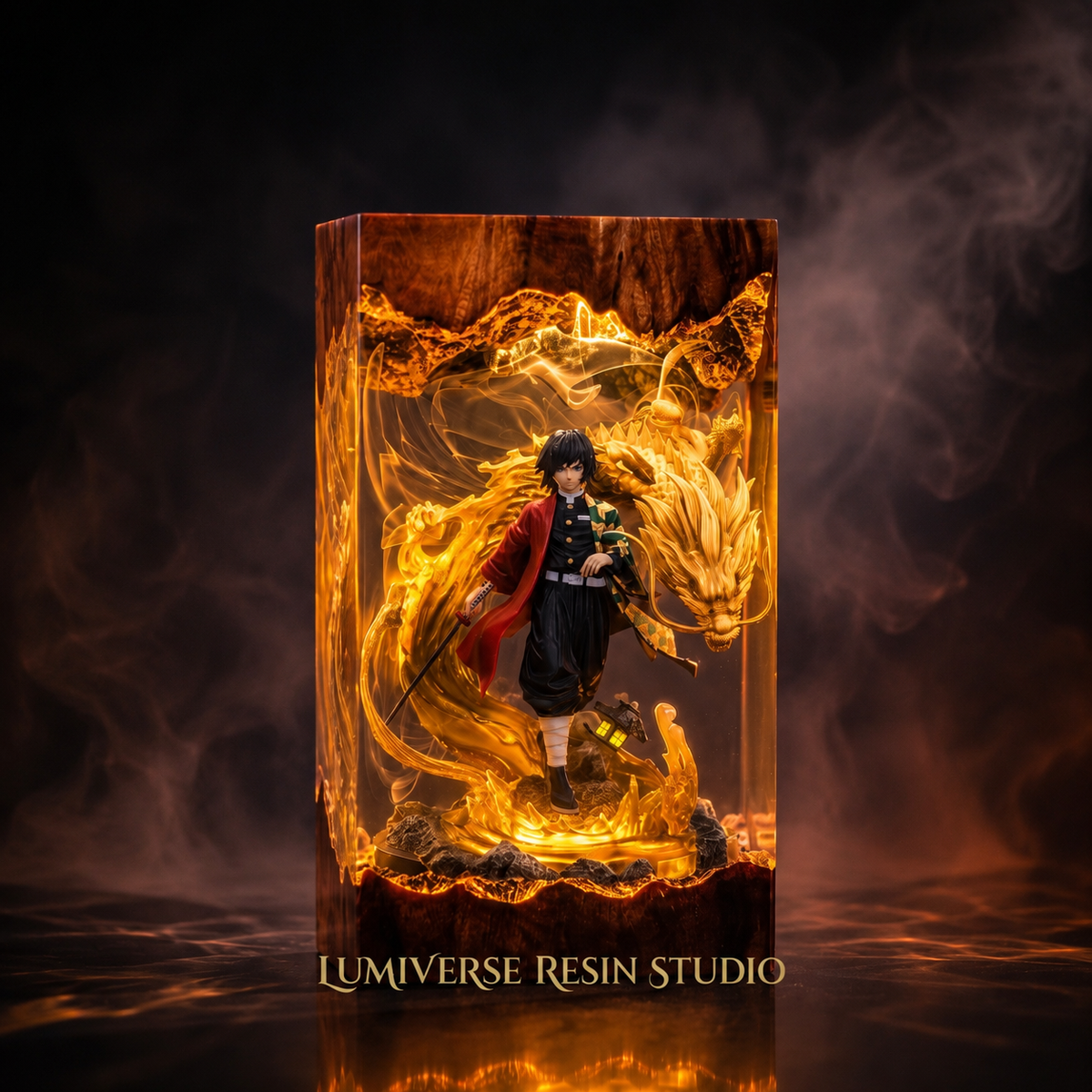 Giyuu Resin Lamp  - Demon Slayer