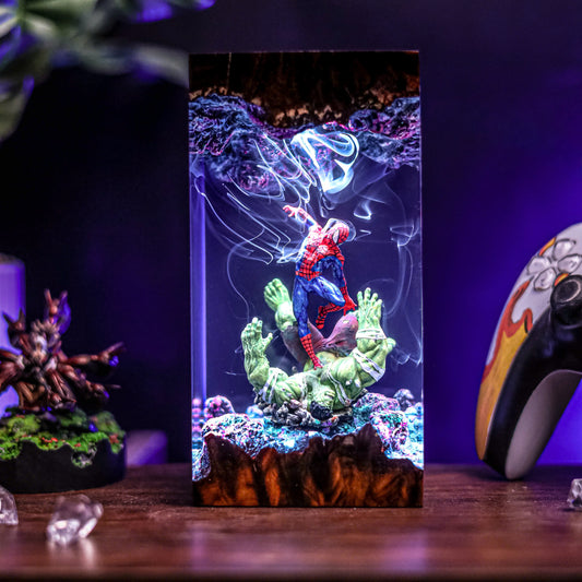 Spiderman Resin Lamp V3 - Marvel Comics