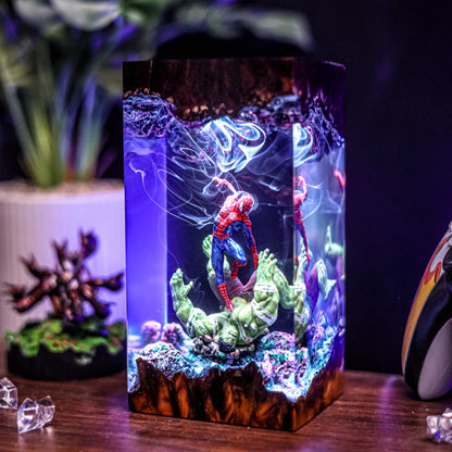 Spiderman Resin Lamp V3 - Marvel Comics