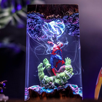 Spiderman Resin Lamp V3 - Marvel Comics