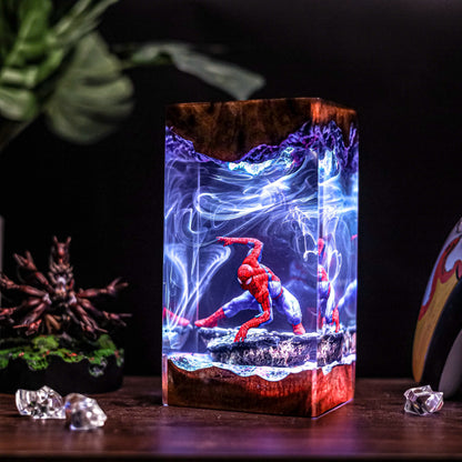 Spiderman Resin Lamp V4 - Marvel Comics