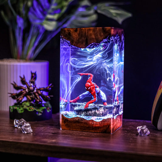 Spiderman Resin Lamp V4 - Marvel Comics