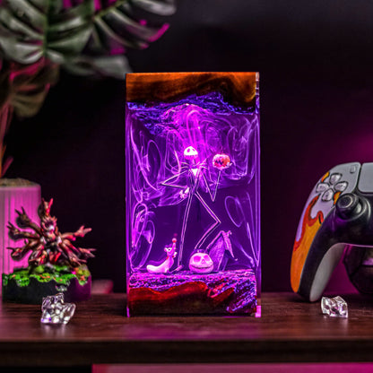 Jack Skellington Resin Lamp - Halloween