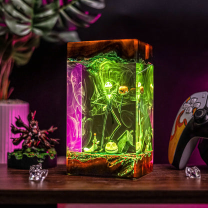 Jack Skellington Resin Lamp - Halloween