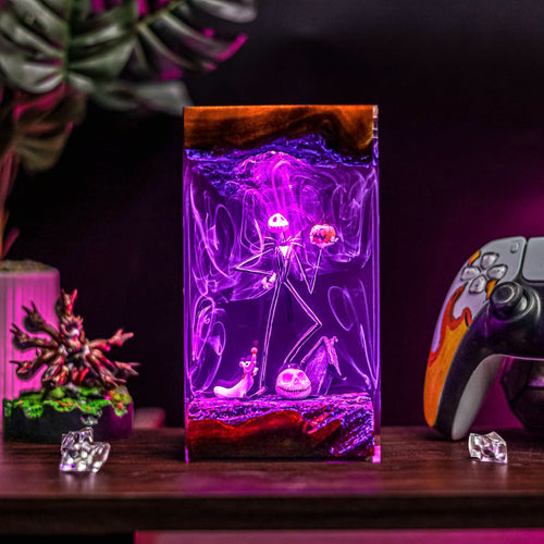 Jack Skellington Resin Lamp - Halloween