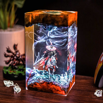 Headless Horseman Resin Lamp - Halloween