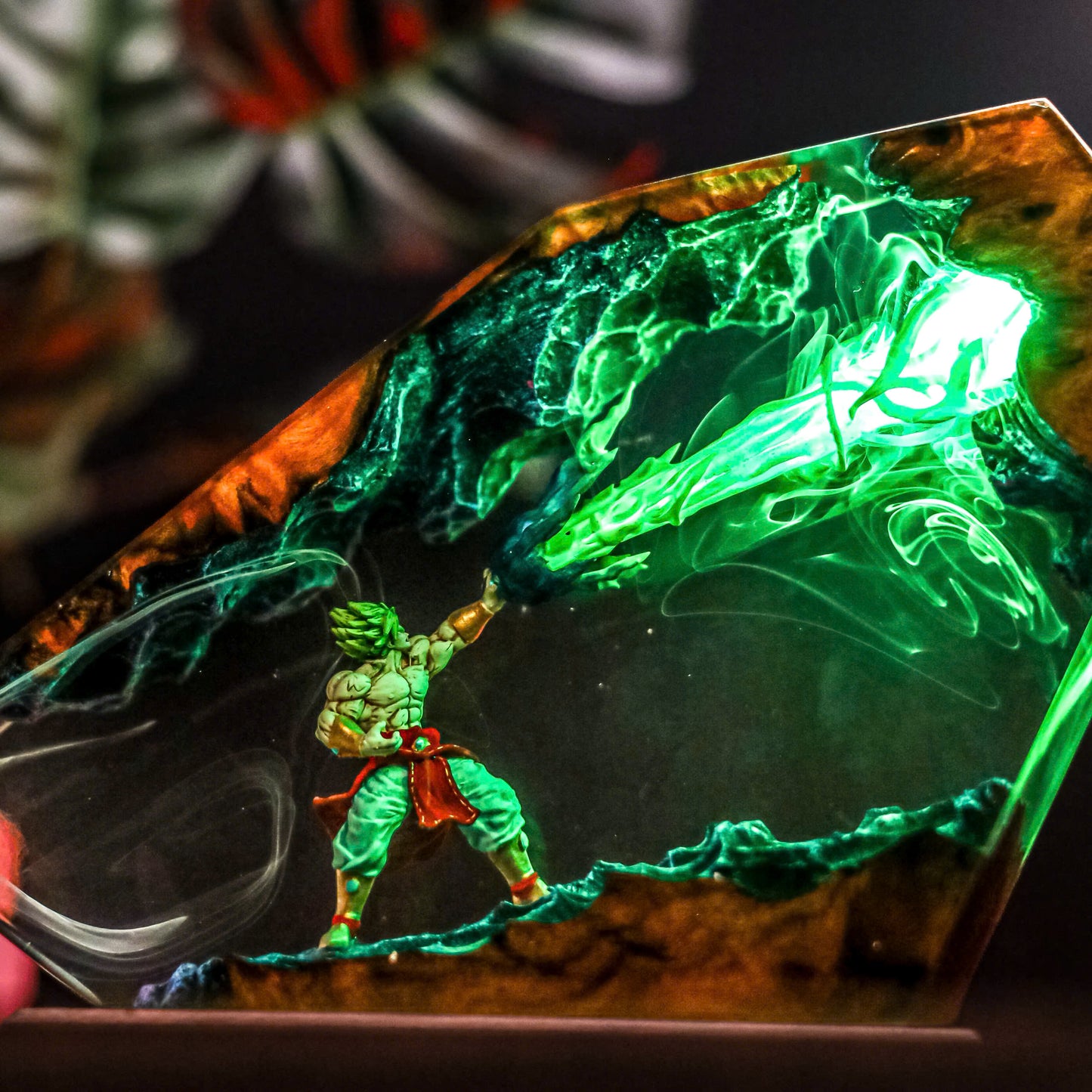 Naruto vs Sasuke Resin Lamp Lumi Verseresin Studio