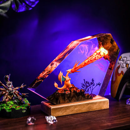 Charizards V2 Resin Lamp - Pokemon