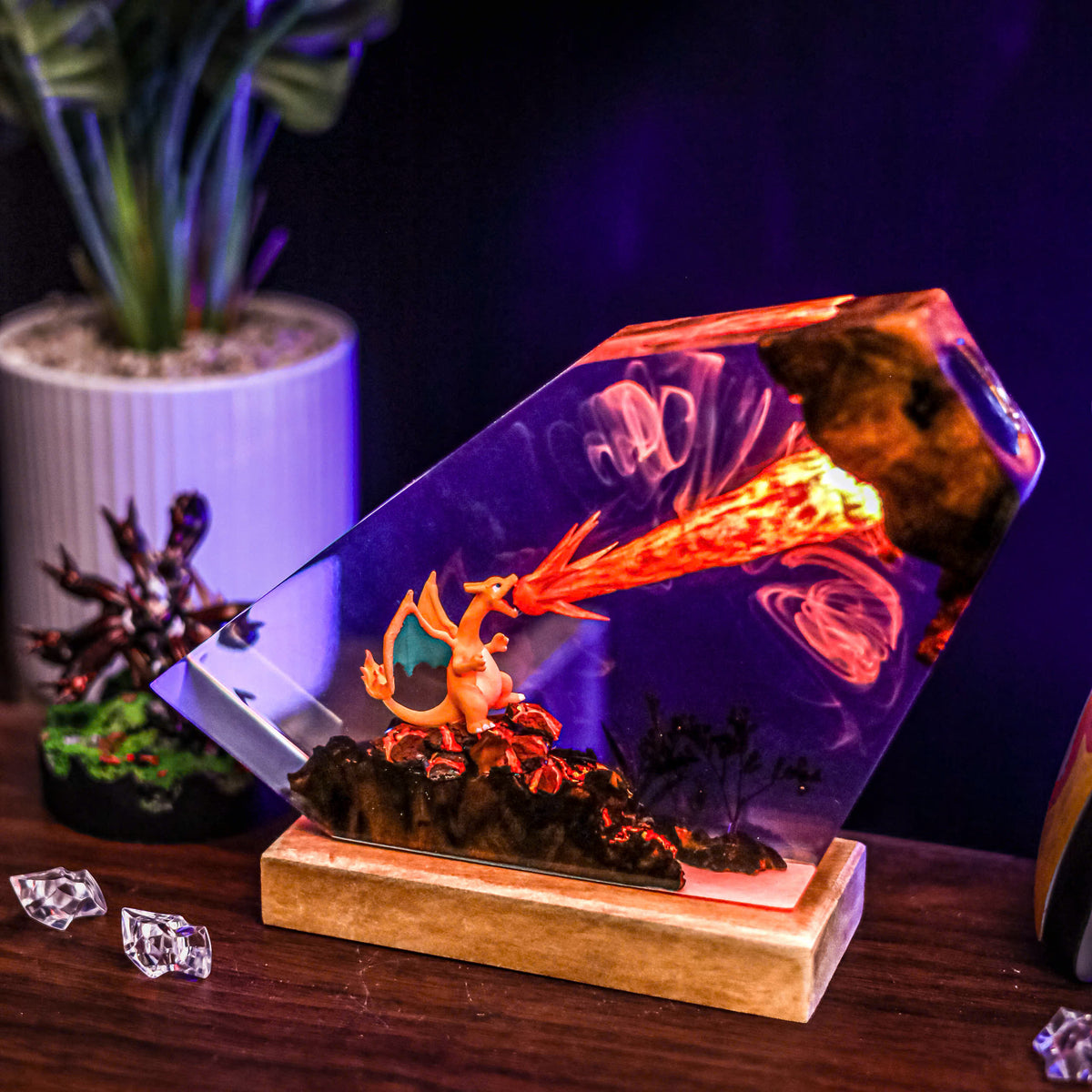 Charizards V2 Resin Lamp - Pokemon