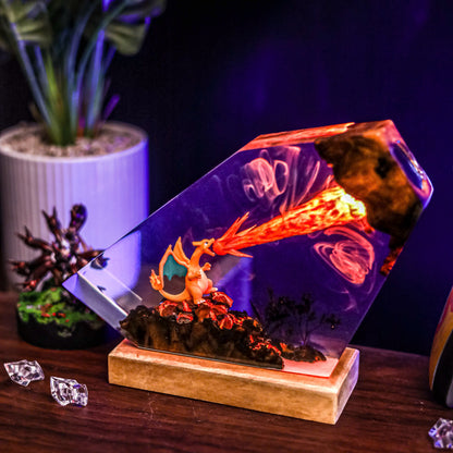 Charizards V2 Resin Lamp - Pokemon