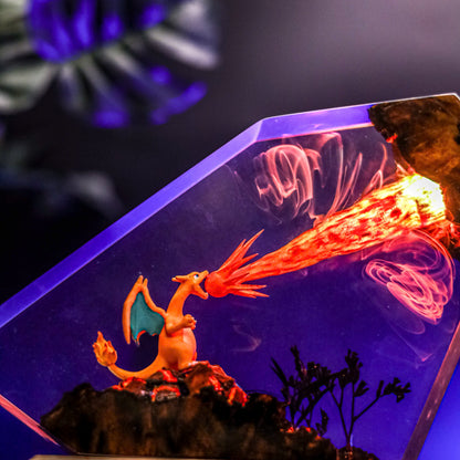 Charizards V2 Resin Lamp - Pokemon