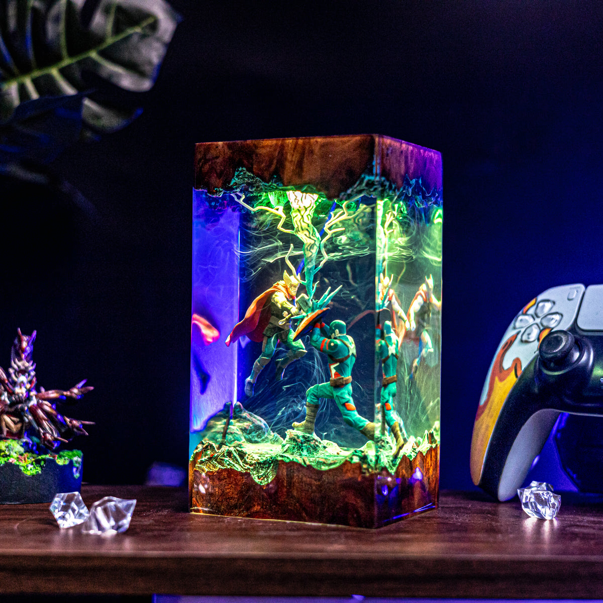 Custom Guts Berserk Resin lamp Lumi Verseresin Studio