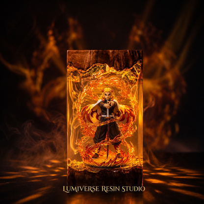 Rengoku Resin Lamp V1 - Demon Slayer