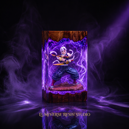 Uzui Tengen Resin Lamp  - Demon Slayer