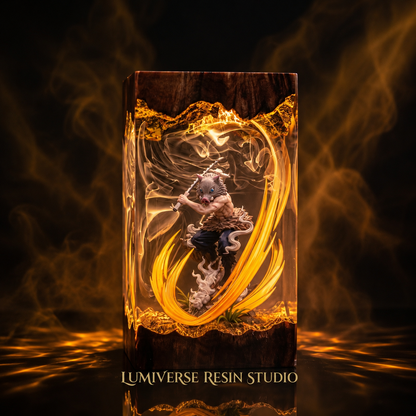 Inosuke Resin Lamp V1  - Demon Slayer