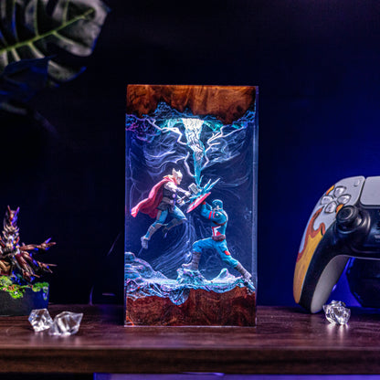 Custom Guts Berserk Resin lamp Lumi Verseresin Studio