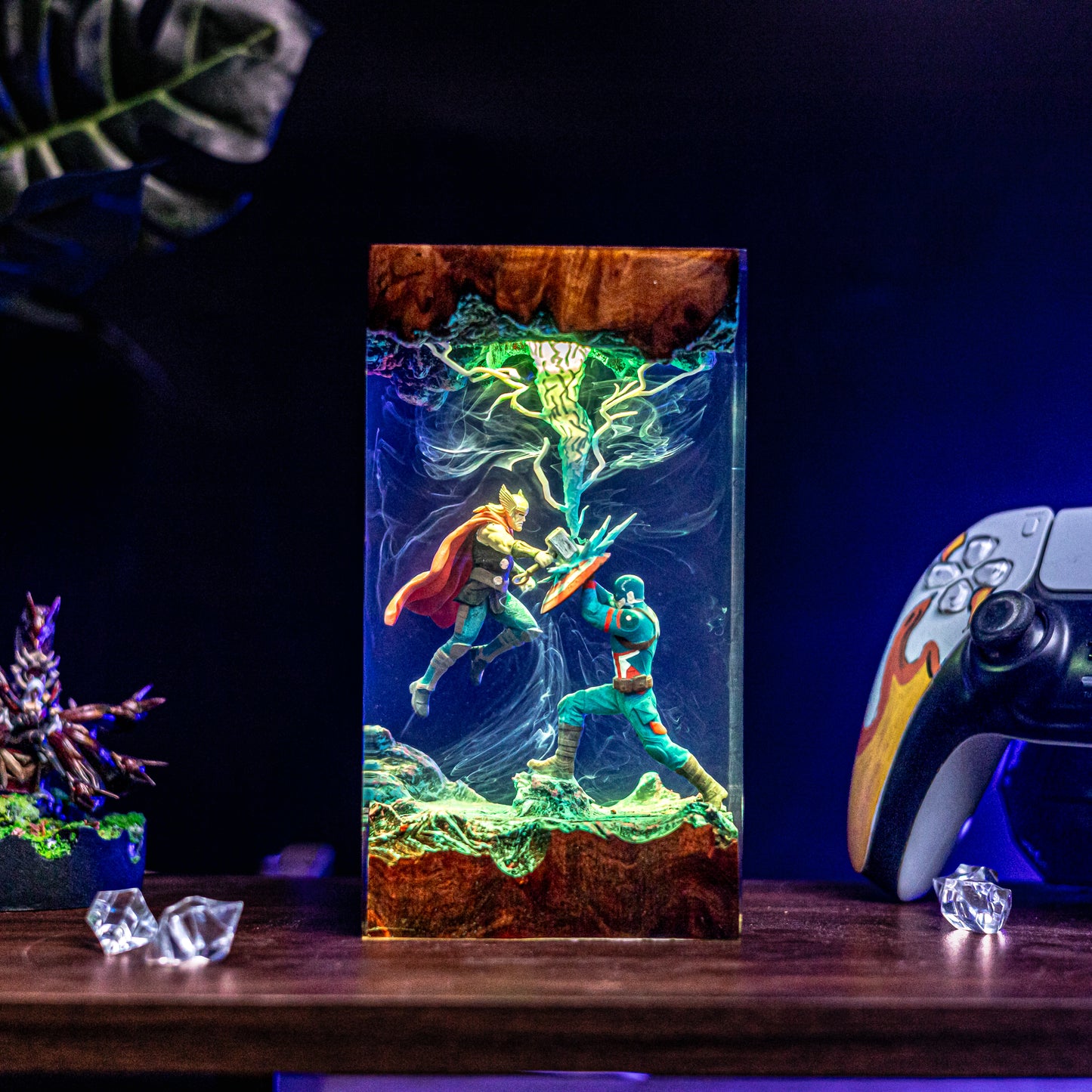 Custom Guts Berserk Resin lamp Lumi Verseresin Studio