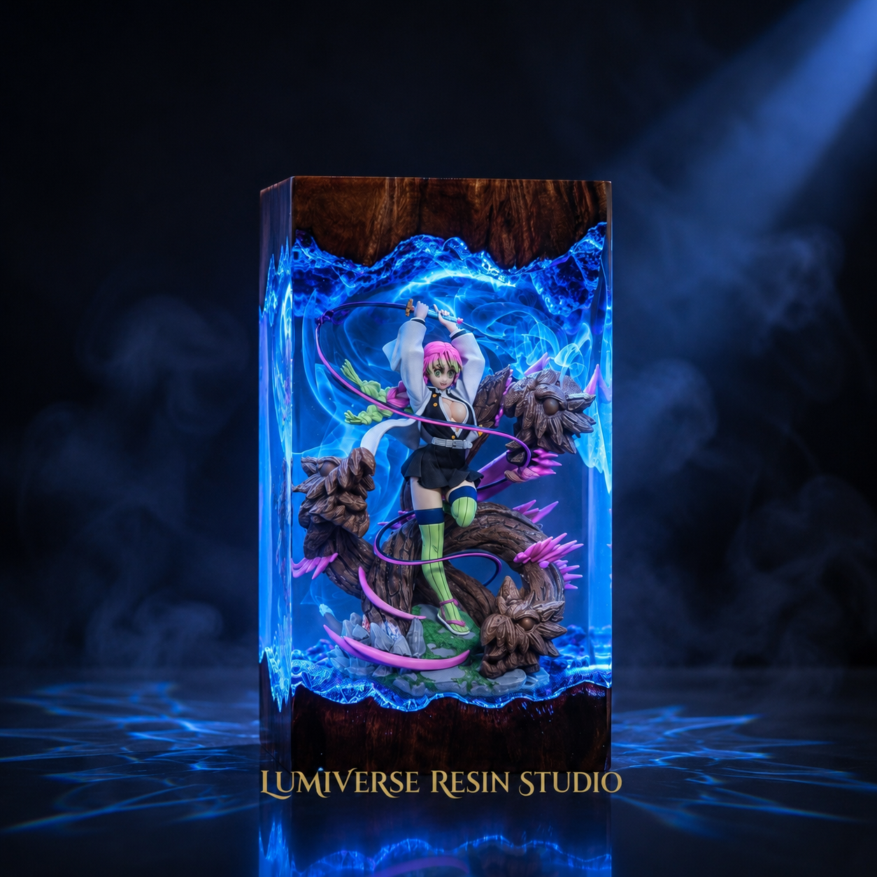 Kanroji Mitsuri Resin Lamp  - Demon Slayer