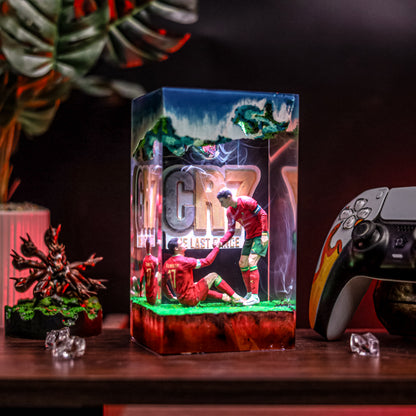 Ronaldo X Ronaldo Resin Lamp- The Best Player