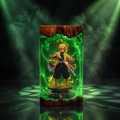 Zenitsu Resin Lamp V1 - Demon Slayer