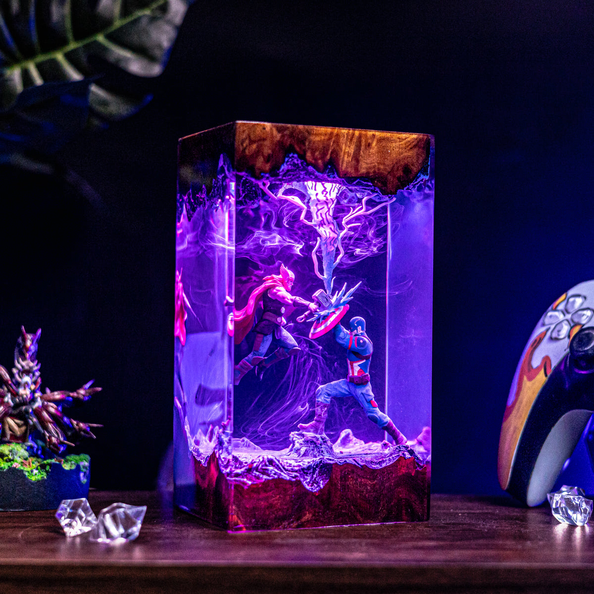 Custom Guts Berserk Resin lamp Lumi Verseresin Studio