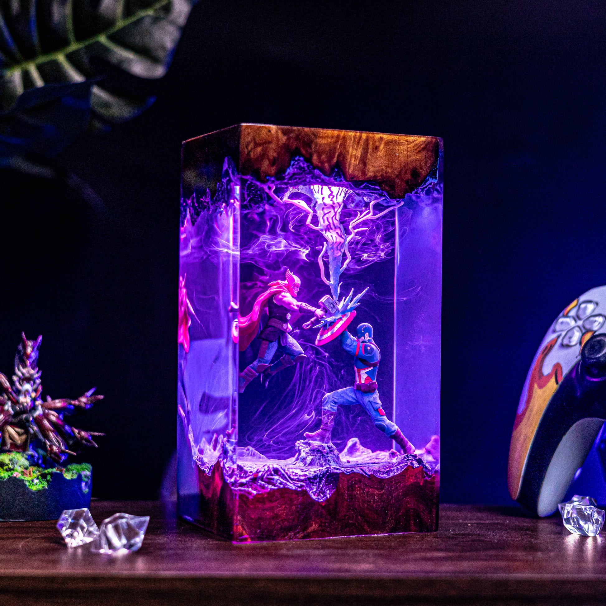 Custom Guts Berserk Resin lamp Lumi Verseresin Studio