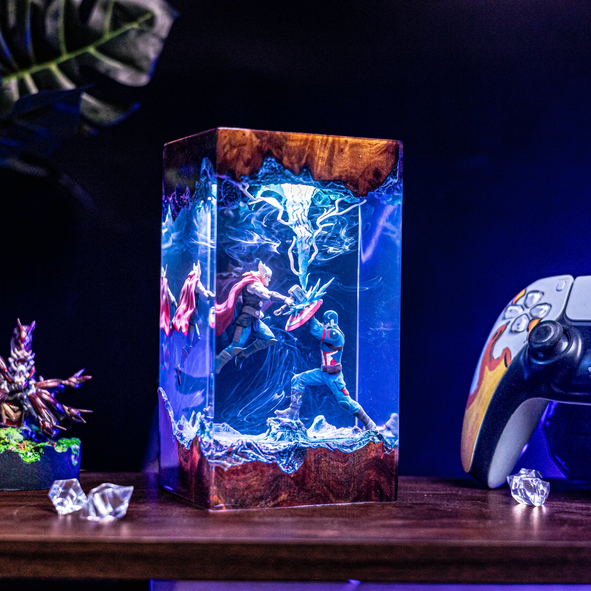 Custom Guts Berserk Resin lamp Lumi Verseresin Studio