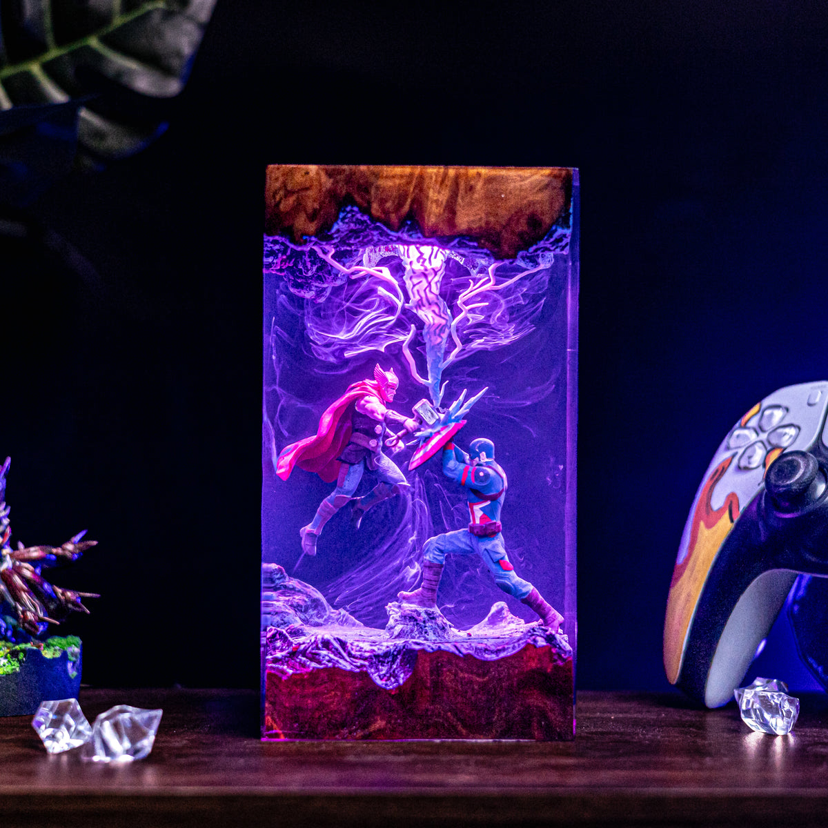 Custom Guts Berserk Resin lamp Lumi Verseresin Studio
