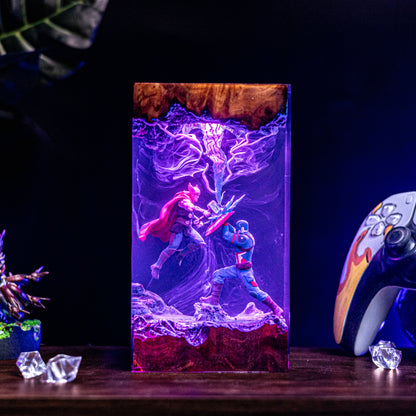 Custom Guts Berserk Resin lamp Lumi Verseresin Studio