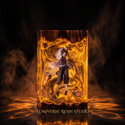 Shinobu Resin Lamp  - Demon Slayer