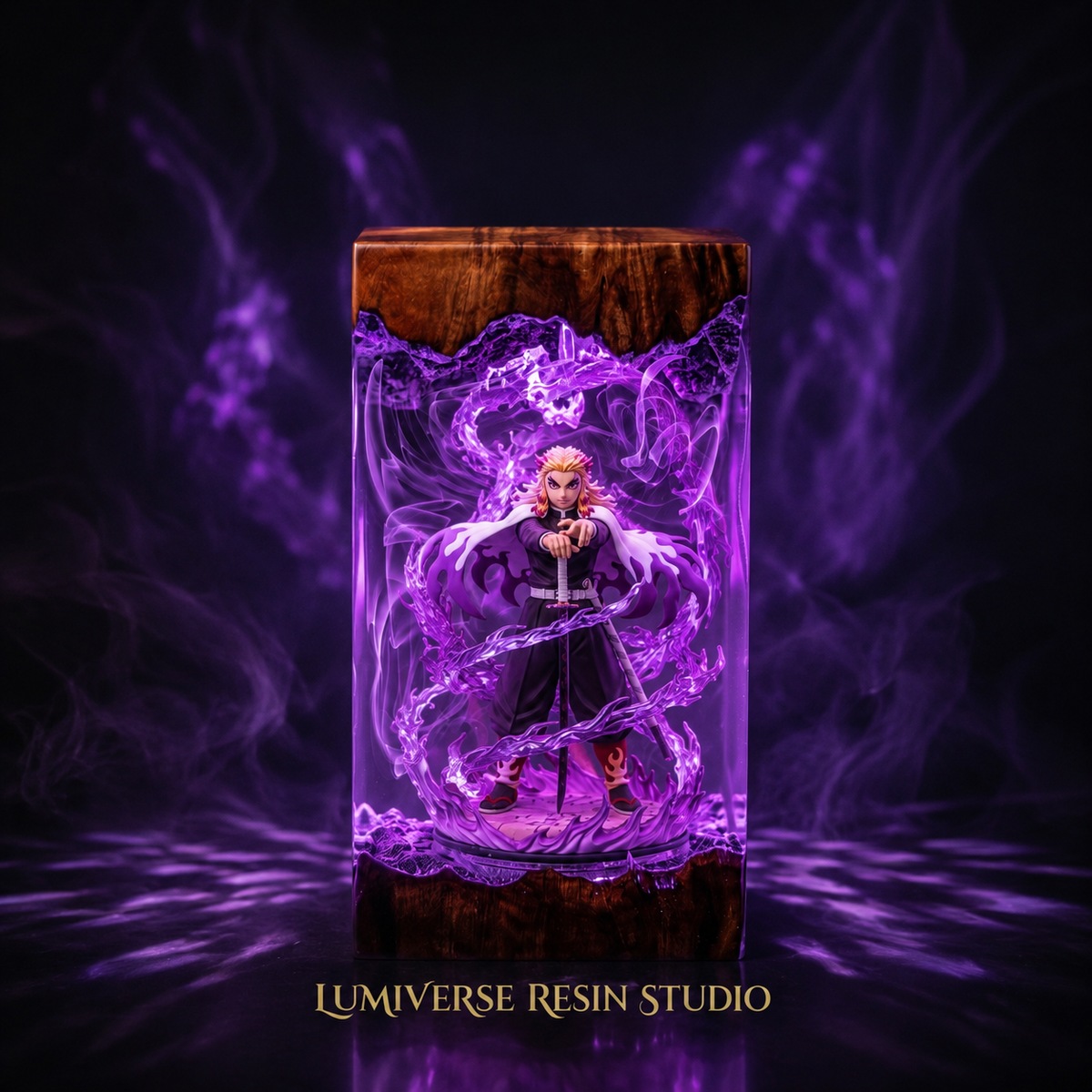 Rengoku Resin Lamp V1 - Demon Slayer