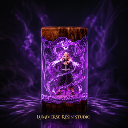 Rengoku Resin Lamp V1 - Demon Slayer