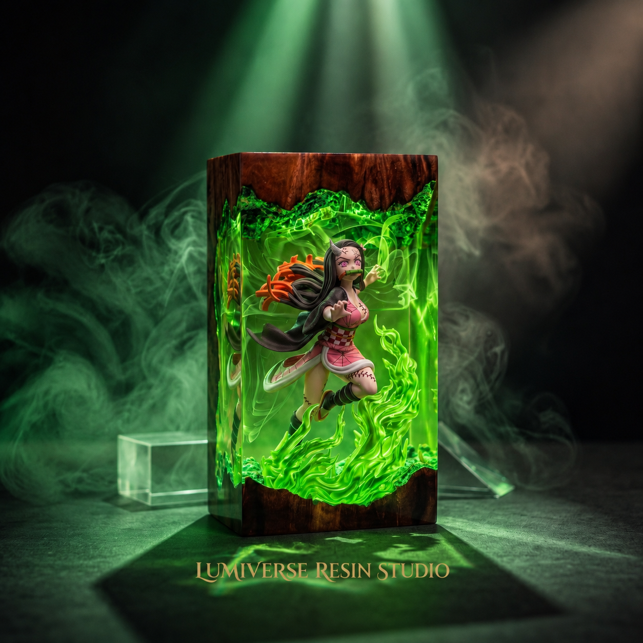 Nezuko Resin Lamp  - Demon Slayer