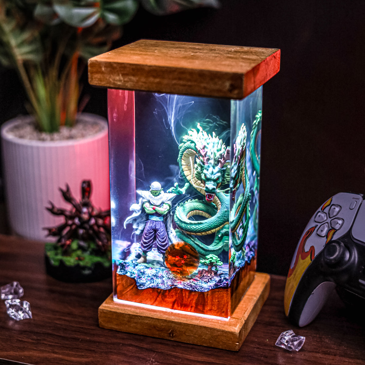 Picolo Resin Lamp  - Dragon ball Z Lumi Verseresin Studio