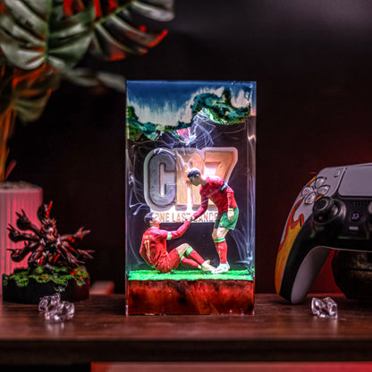 Ronaldo X Ronaldo Resin Lamp- The Best Player
