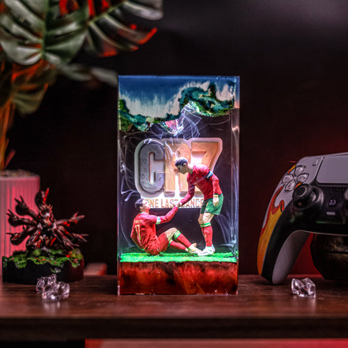 Ronaldo X Ronaldo Resin Lamp- The Best Player