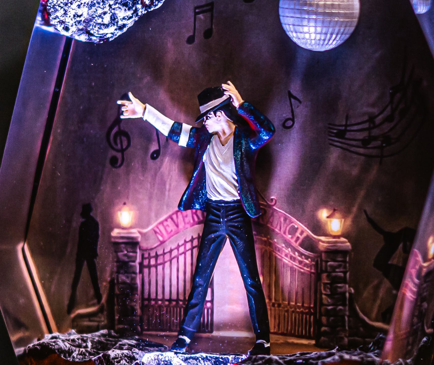 Michael Jackson Disco Resin Lamp