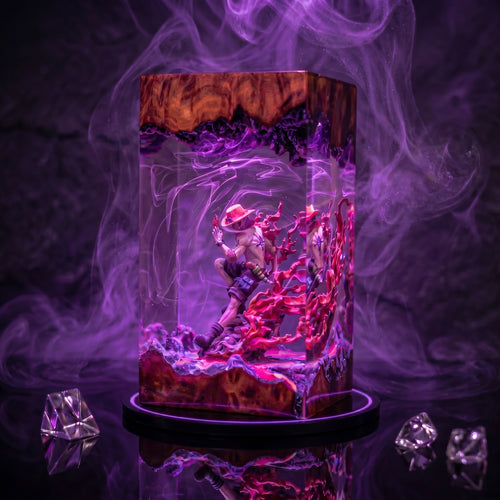 Ace Resin Lamp | Handmade LED OnePiece | Lumiverse Resin