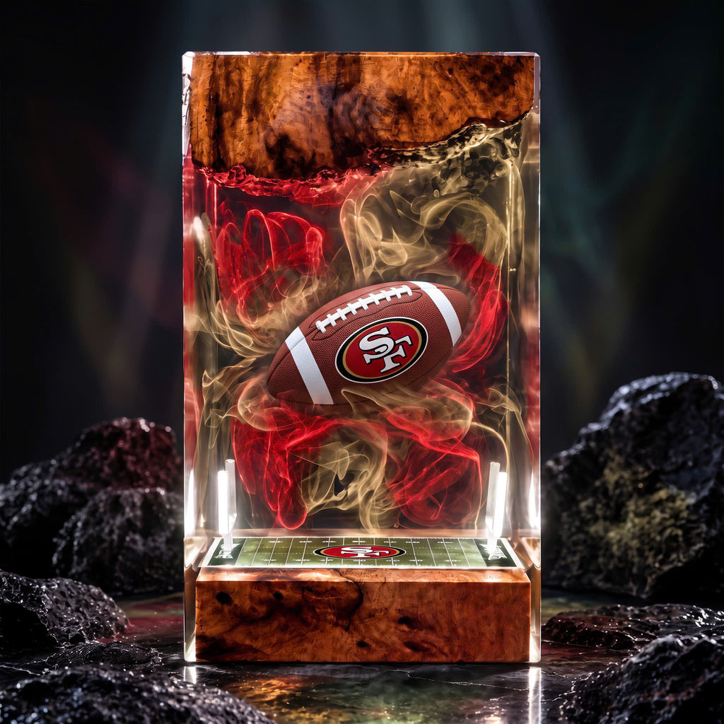 American Football Resin Lamp | LED RGB | Lumiverse Resin