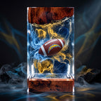 American Football Resin Lamp | LED RGB | Lumiverse Resin