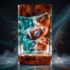 American Football Resin Lamp | LED RGB | Lumiverse Resin