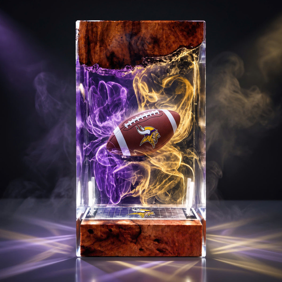 American Football Resin Lamp | LED RGB | Lumiverse Resin