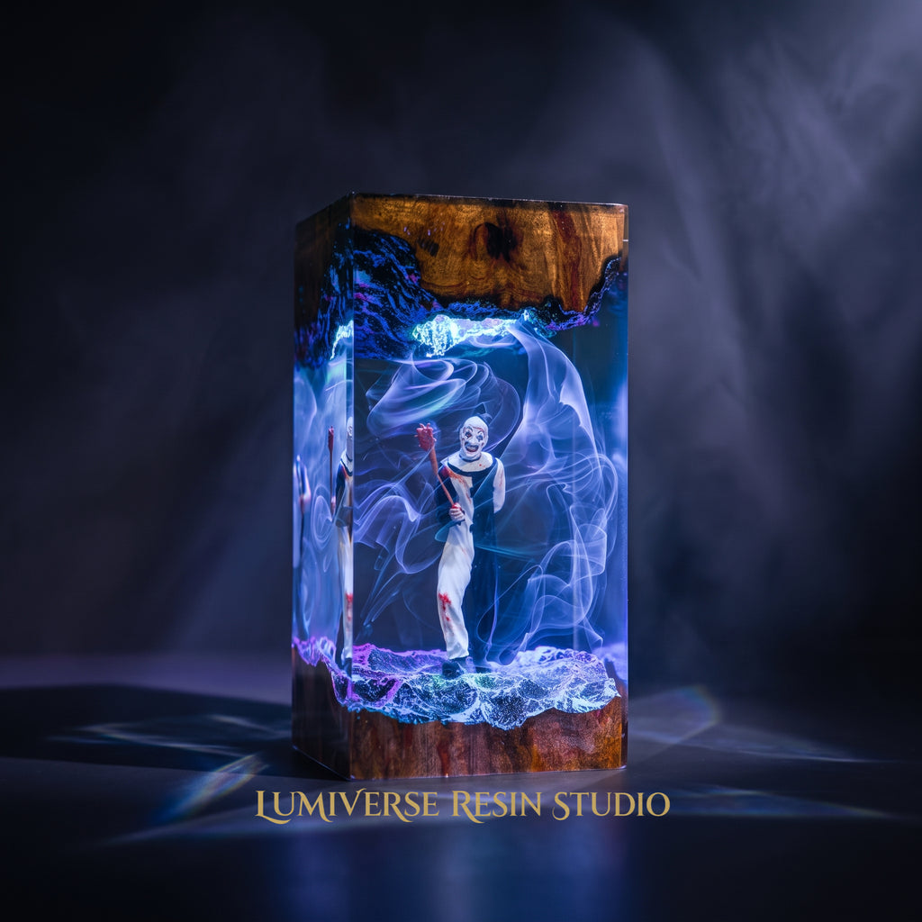 Art The Clown Resin Lamp | Handmade LED | Lumiverse Resin
