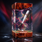 Baseball Bat Resin Lamp | Handmade LED | Lumiverse Resin
