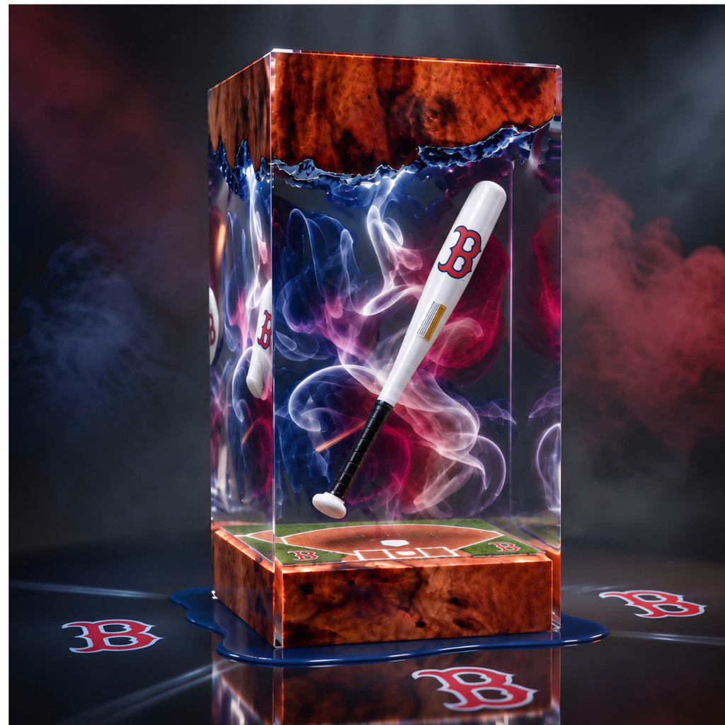 Baseball Bat Resin Lamp | Handmade LED | Lumiverse Resin