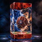 Baseball Glove Resin Lamp | USB-Powered LED | Lumiverse Resin