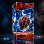 Baseball Glove Resin Lamp | USB-Powered LED | Lumiverse Resin